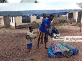 Heavy security at Ho Central Mosque forces worshippers to pray outdoors