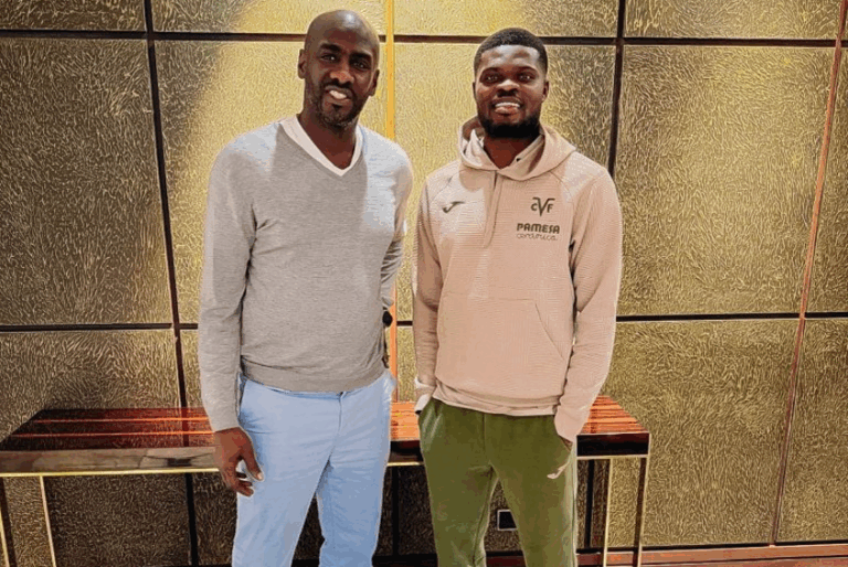 Otto Addo holds productive talks with Thomas Partey in Spain