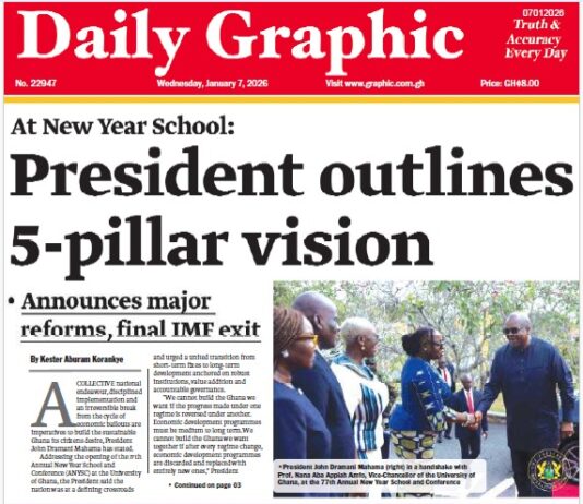 Newspaper headlines: Wednesday, January 7, 2026