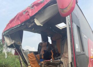 One dead, 37 injured in gory accident at Suhum Mankrong
