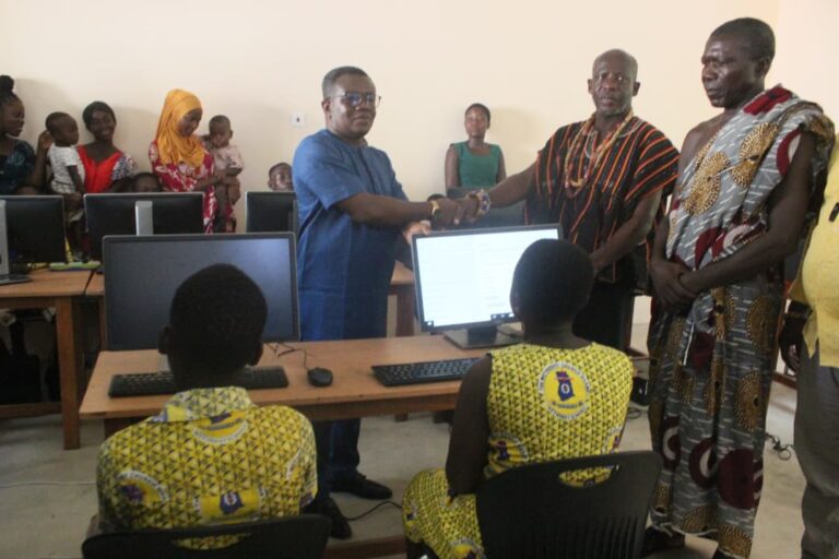Ho MP donates computers, equipment to boost ICT Education in two basic schools