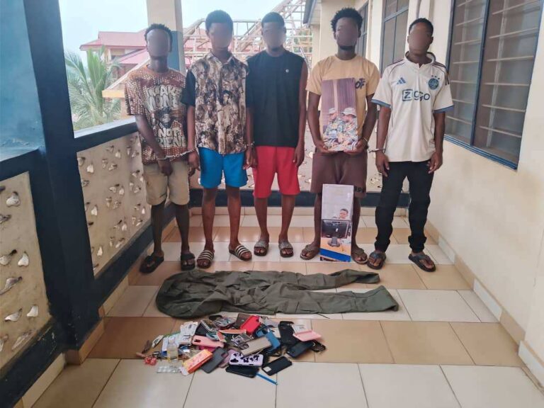 Six arrested in Juaso over robbery and gang rape syndicate