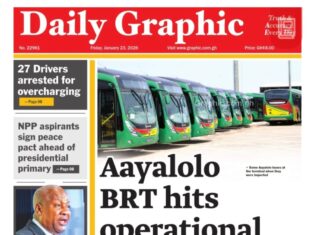 Newspaper headlines: Friday, January 23, 2026