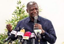 The Minister for Lands and Natural Resources, Emmanuel Armah-Kofi Buah,