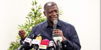 The Minister for Lands and Natural Resources, Emmanuel Armah-Kofi Buah,