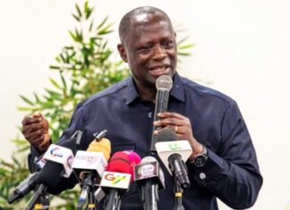 The Minister for Lands and Natural Resources, Emmanuel Armah-Kofi Buah,