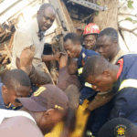 Driver trapped after truck crashes into tree at Sawla