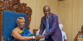 Haruna Iddrisu visits Ga Mantse over language inclusion in AI learning platform