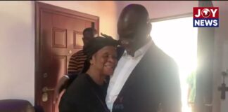 Haruna Iddrisu visits late Omane Boamah’s mother