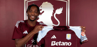 Villa sign striker Abraham for £18.25m