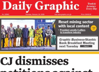 Newspaper headlines: Thursday, February 19, 2026
