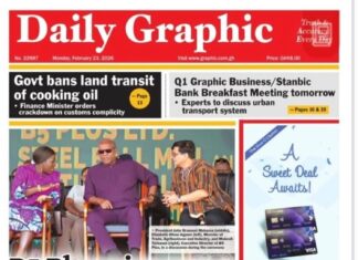 Newspaper headlines: Monday, February 23, 2026