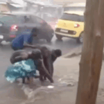 Woman feared dead after being swept away in Nima drain amid heavy rain