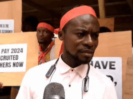 Newly recruited teachers picket GES over delayed staff IDs and salaries