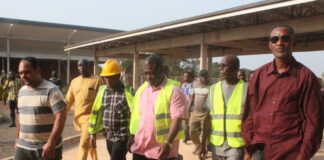 Volta Regional Minister inspects Akatsi North Agenda 111 district hospital project