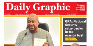 Newspaper headlines: Friday, February 20, 2026