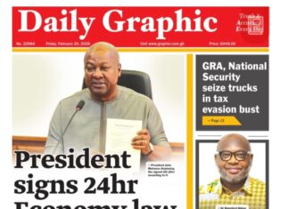 Newspaper headlines: Friday, February 20, 2026