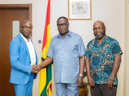 Host of Abrokyire Nkomo, Akwaaba CEO meet Deputy Foreign Minister on dual citizenship
