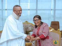 Ga Mantse calls on First Lady Lordina Mahama