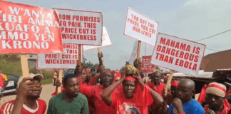 Western North farmers demonstrate against govt’s cocoa price cut