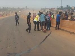 Motor rider in coma, 20-year-old woman dead in accident at Gomoa Biakoye