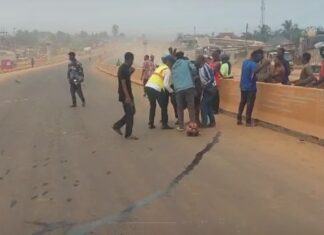 Motor rider in coma, 20-year-old woman dead in accident at Gomoa Biakoye