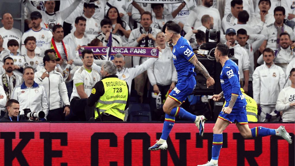Real Madrid beaten at home by Getafe for second successive loss