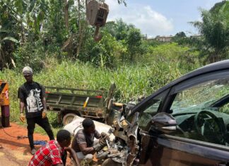 One person in critical condition after tricycle suffers brake failure at Hwidem-Agogo road