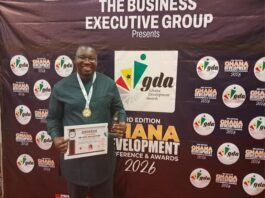 Kofi Adu Domfeh honoured with Excellence in Climate Journalism and Advocacy Award