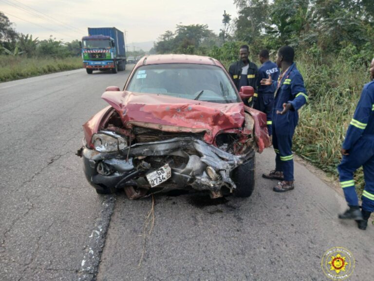 Six injured in accident at Enyiresi on Kumasi–Accra Highway