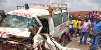 About 16 feared dead in gory accident involving ambulance and Ford transit at Potrikrom