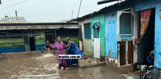 14 children rescued as floodwaters wreak havoc in Tema Manhean