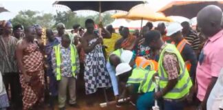 Ahafo Minister launches construction of mental health college in Kenyasi