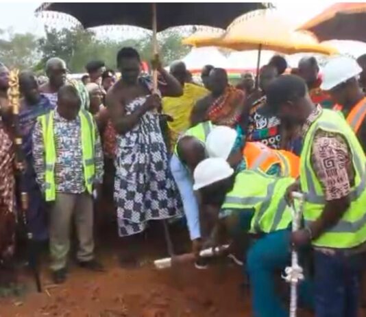 Ahafo Minister launches construction of mental health college in Kenyasi