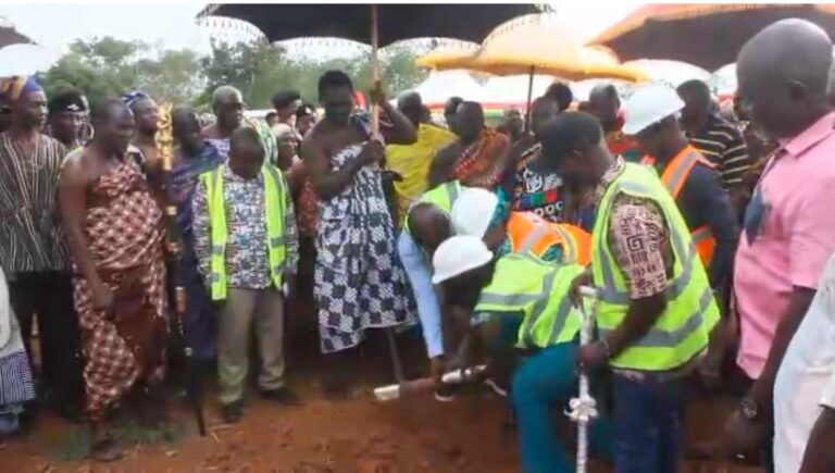 Ahafo Minister launches construction of mental health college in Kenyasi