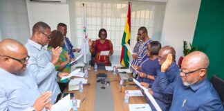 GMTF swears in Entity Tender Committee, charges members to uphold integrity and protect public purse