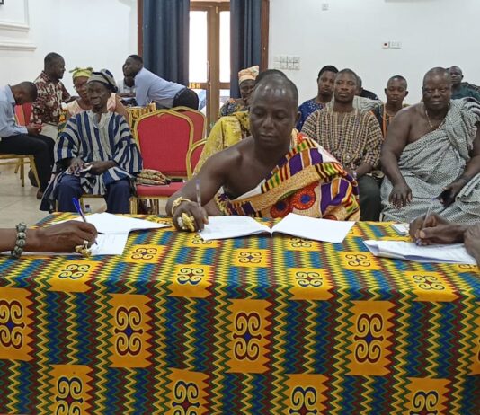 Adele, Akyode and Challa hold dialogue in pursuit of sustainable peace in Nkwanta South