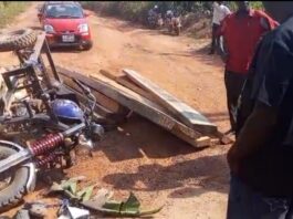 Man, 23, killed after accident involving ‘Aboboyaa’ carrying wood at Okyerekrom