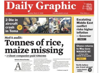 Newspaper headlines: Tuesday, March 17, 2026