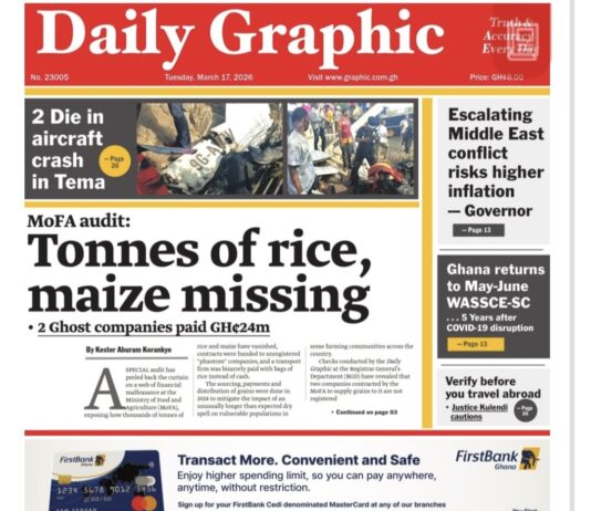Newspaper headlines: Tuesday, March 17, 2026