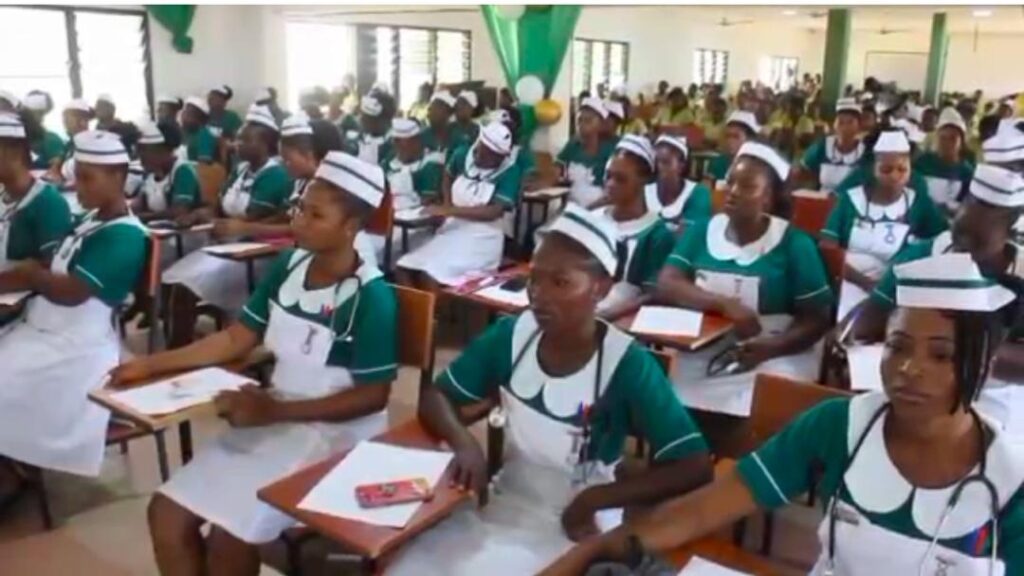 First-year students at Dadiesoaba Nursing College benefit from “No fees stress” policy