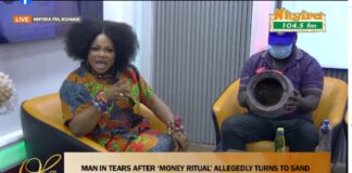 Obra Show: Trained teacher falls prey to money ritualist, exchanges GH₵13,000 for pot of sand