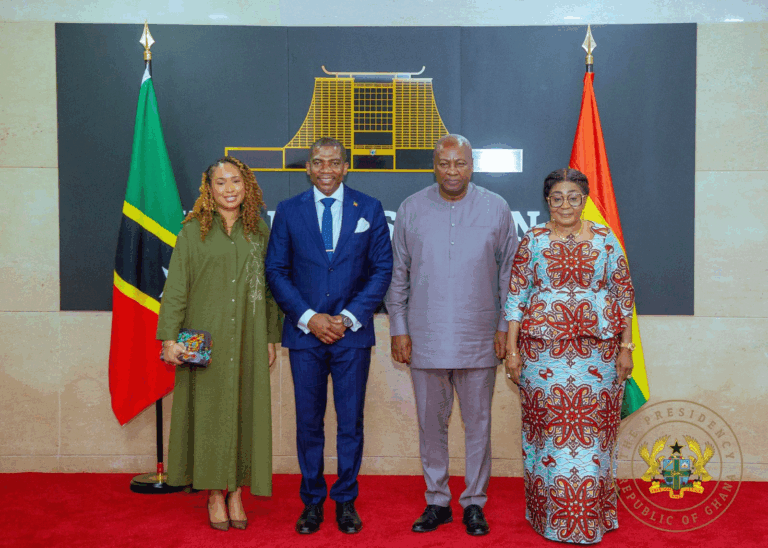 Presidency hosts St. Kitts Prime Minister and spouse