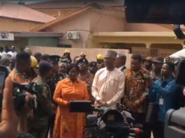 Veep visits Accra Newtown school collapse site as NADMO, Military clear debris