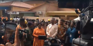 Veep visits Accra Newtown school collapse site as NADMO, Military clear debris