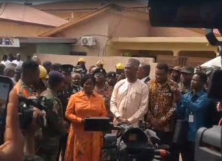Veep visits Accra Newtown school collapse site as NADMO, Military clear debris
