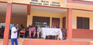 Akrofuom DCE commissions JHS block, CHPS compounds to boost education, healthcare