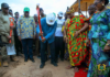 President Mahama cuts sod for Ghana’s first Farmer Services Centre at Afram Plains