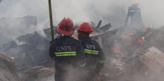 Fire destroys sections of Ofankor wood market