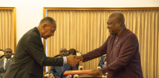 Five new envoys present Letters of Credence to Mahama